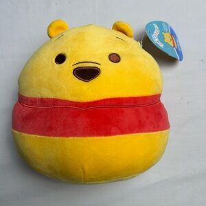 Disney Winnie the Pooh Squishy Plush - Yellow and Red